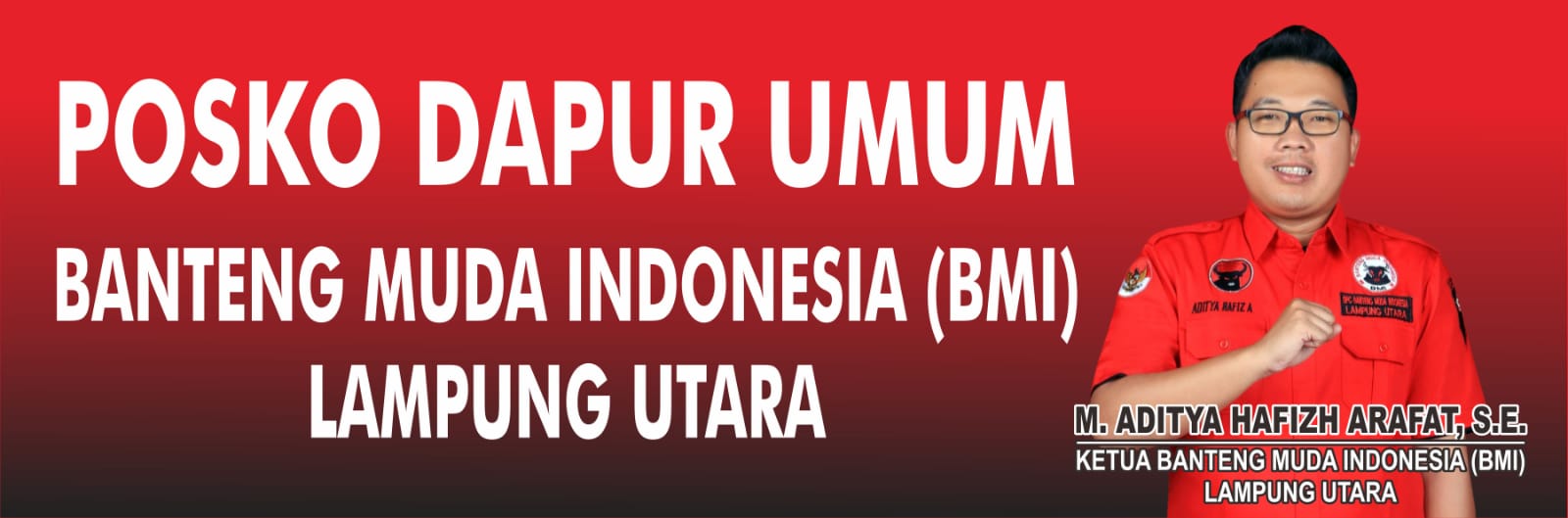 BMI Lampura Dirikan Posko Dapur Umum, Untuk Korban Banjir
