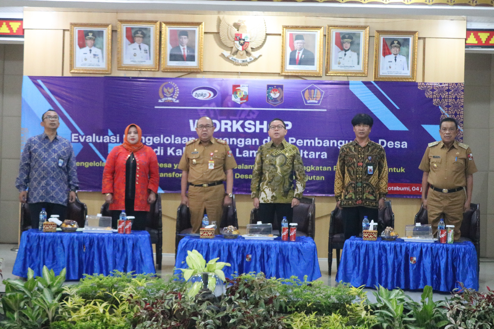 Pemkab Lampura Gelar Workshop Evaluasi Pengelolaan Keuangan dan Pembangunan Desa 2023