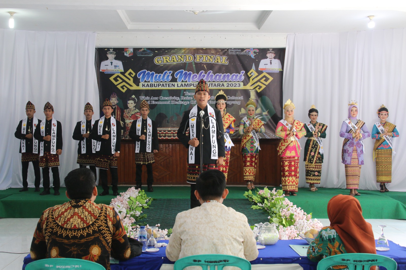 Bupati Lampung Utara Hadiri Acara Muli Mekhanai 2023