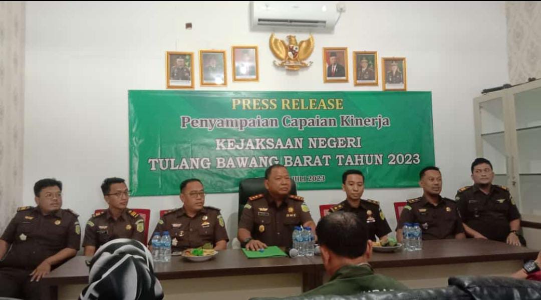 Presrilis kejaksaan negeri Tubaba 2023, pencapain kerja dalam setahun.
