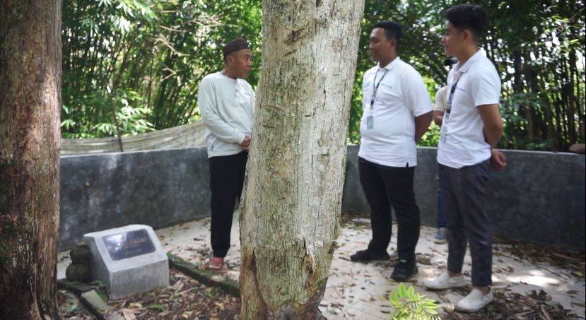 Cerita Mahasiswa KKN Unila Lampung Telusuri Sejarah Kampung Tuha Banjar Masin