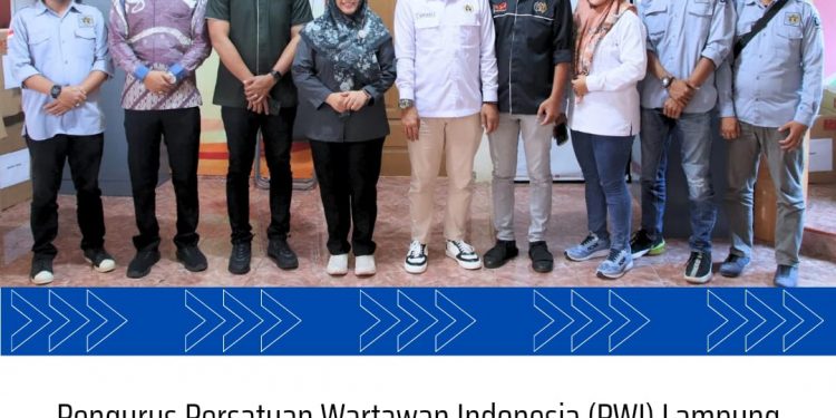Jalin Sinergitas PWI Sambangi Bawaslu Lampung Utara