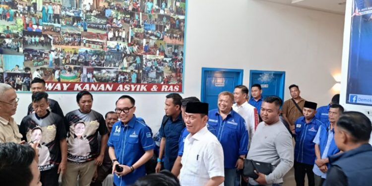 Cabup Ali Rahman, Resmi Serahkan Berkas Ke DPC Demokrat Dan DPC PAN