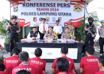 Polres Lampura Rangking 1 Dalam Operasi Krakatau 2024 Polda Lampung