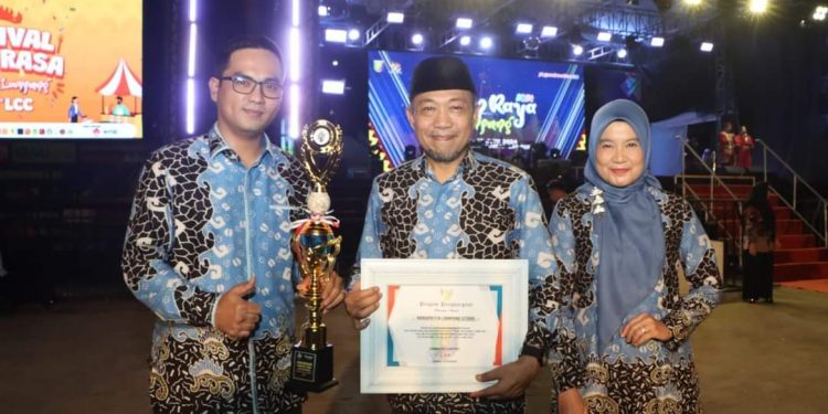 Penutupan PRL, Lampura Raih Penghargaan Anjungan Inspiratif