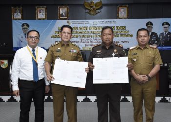 Pemda MoU Dengan Kejari Tubaba ada Empat Poin Penanganan dan Pemberantasan Korupsi