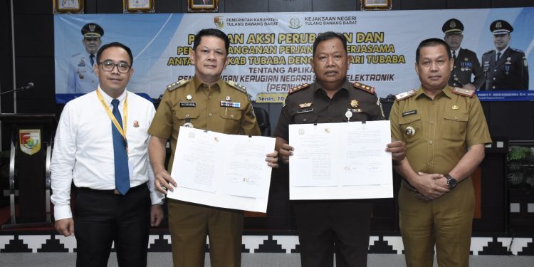 Pemda MoU Dengan Kejari Tubaba ada Empat Poin Penanganan dan Pemberantasan Korupsi