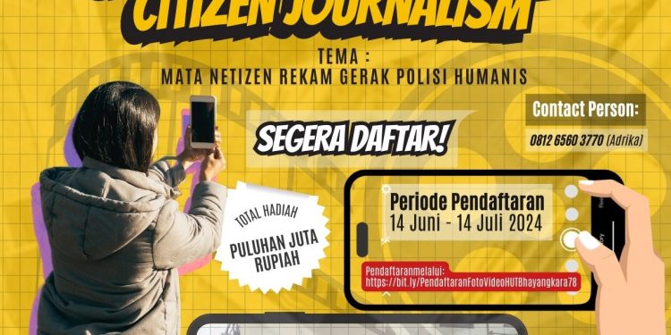 Semarakkan HUT Bhayangkara Ke 78, PP IWO Gelar Lomba Bagi Netizen Berhadiah Puluhan Juta Rupiah