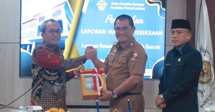 Lampura Berhasil Mendapatkan WTP Berdasarkan (LKPD) 2023