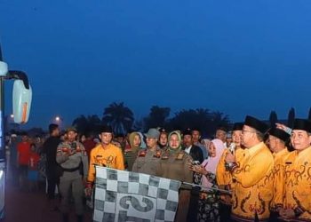 Sebanyak 410 Jamaah Haji Tahap Kedua Kab Lampura Diberangkatkan