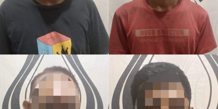 Polres Lampura Amankan 4 Tersangka Kasus Pungli