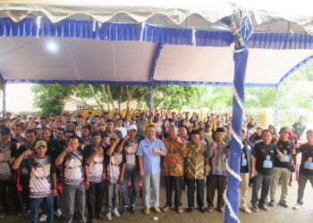 Kukuhkan Tim Laba-Laba Buay Bahuga dan Bahuga, Ali Rahman Ingatkan Tim Agar Menjaga Kondusifitas