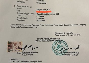 DPC PKB Lampura Siap Menangkan Pasangan Ardian-Sofyan 