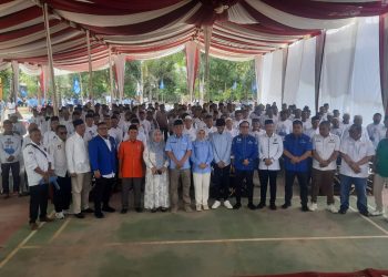 Tim dan Relawan serta Simpatisan Ciptakan Politik Riang Gembira, Agara Tercipta Suasana Damai, Aman dan Kondusif