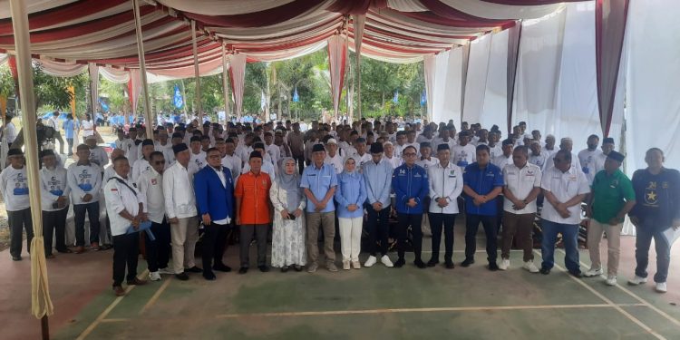 Tim dan Relawan serta Simpatisan Ciptakan Politik Riang Gembira, Agara Tercipta Suasana Damai, Aman dan Kondusif