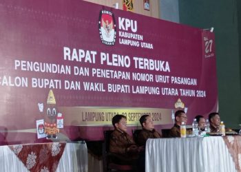 Vibes Pilkada Lampura di Pengundian Nomor Urut
