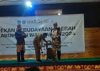 Adipati Buka Pekan Kebudayaan Daerah Kabupaten Way Kanan Tahun 2024