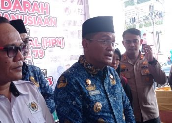 500 Pendonor Datangi PWI Lampura