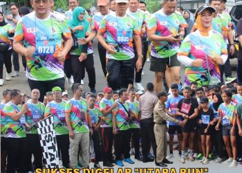 PJ.Bupati Gelar Fun Run HUT Kopri Lampura Ke-53, Dengan Tema Bersama Membangun