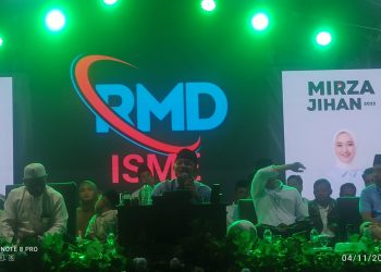 Meski Hujan Ribuan Masyarakat Lampung Tengah Hadir Bersholawat Gus Rodhi dan RMD ISME