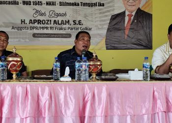 Sosialisasi Empat Pilar, Aprozi Alam Himbau Kerukunan Bermasyarakat