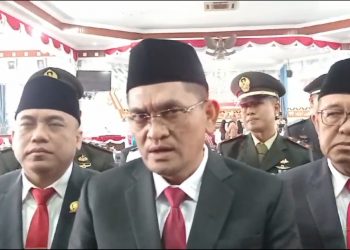 HUT RI Ke-79, DPRD  Lampura Dengarkan Pidato Presiden