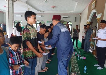 Peringatan Maulid Nabi Muhammad SAW, Polres Way Kanan Berbagi Kebahagiaan dengan Anak Yatim