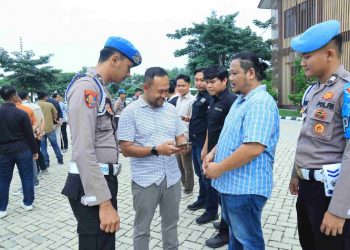 Polres Tubaba Sidak Rutin Handphone Personil untuk Cegah Keterlibatan Judi Online