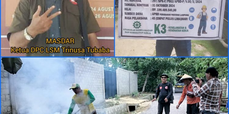 DPC LSM Triga Nusantara Indonesia Dalam Waktu Dekat Akan Menyurati Dinas Perkimta Provinsi Lampung