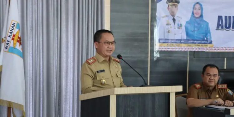 Sekretaris Daerah Saipul, membuka Kegiatan Desiminasi Audit Kasus Stunting (AKS) Semester I