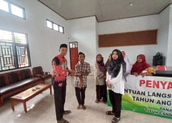 Pemerintah Tiyuh Candra Kencana Telah Menyalurkan Bantuan Langsung Tunai (BLT) Kepada 15 Keluarga Penerima Manfaat (KPM)