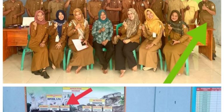 Aparatur Tiyuh gunakan ijazah istri ini penjelasan Carek dan Kepala Sekolah