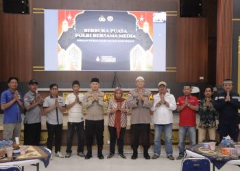 Gelar Buka Bersama dengan Awak Media, ikuti zoom Metting Kapolri.