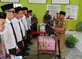 Tujuh Orang Perangkat Kampung Argomulyo di Lantik