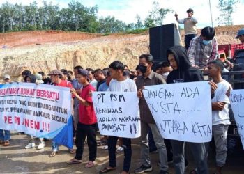 Masyarakat Geruduk PT Pesona Sawit Makmur Menuntut Izin Amdal Selesai, Namun Sudah Beroperasi