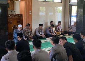 Jelang 40 Hari Wafat Tiga Prajurit Bhayangkara Sejati, Polres Way Kanan Kembali Gelar Doa Bersama