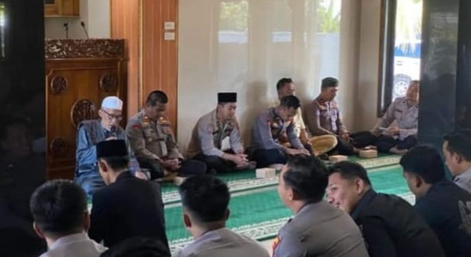 Jelang 40 Hari Wafat Tiga Prajurit Bhayangkara Sejati, Polres Way Kanan Kembali Gelar Doa Bersama