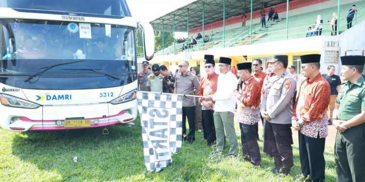 Sebanyak 47 Orang Kloter 2 Jama’ah Haji Lampung Utara Berangkat