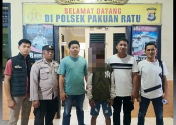 Cabuli Anak di Bawah Umur, (R) Asal Pakuan Ratu Diamankan Polres Way Kanan