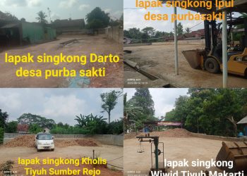 Jalan Rusak di Tiyuh Makarti Diduga Akibat Armada Lapak Singkong, Pemilik Usaha Angkat Bicara