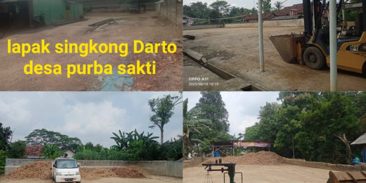 Jalan Rusak di Tiyuh Makarti Diduga Akibat Armada Lapak Singkong, Pemilik Usaha Angkat Bicara