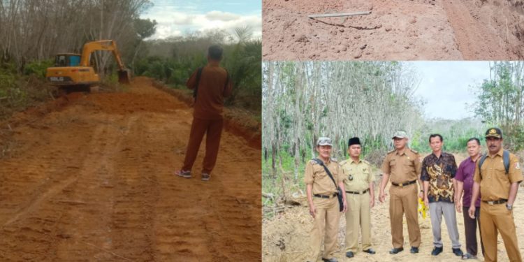 Jalan Pertanian di Tiyuh Tunas Jaya Diperlebar, Akses Warga Kini Lebih Nyaman.