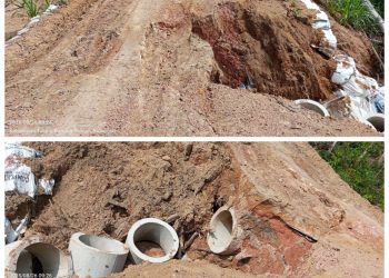 Jalan Baru di Tiyuh gunung sari Nyaris Putus, Warga Geram: Jangan-Jangan Proyek Asal Jadi!