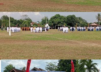 Peringatan HUT ke-80 RI di Lapangan Tiyuh Bujung Sari Marga Tubaba Penuh Haru dan Semangat Nasionalisme