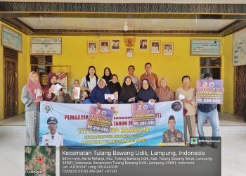 Pembagian BLT di Tiyuh Karta Raharja Berjalan Lancar, 15 KPM Terima Bantuan Tunai