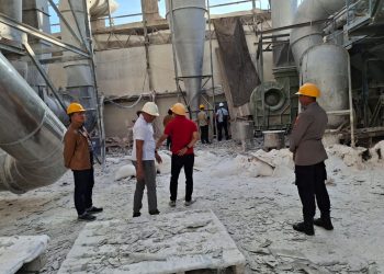 Kapolres Tulang Bawang Barat Tinjau Pabrik Sagu PT. Mentari Prima Jaya Abadi Meledak