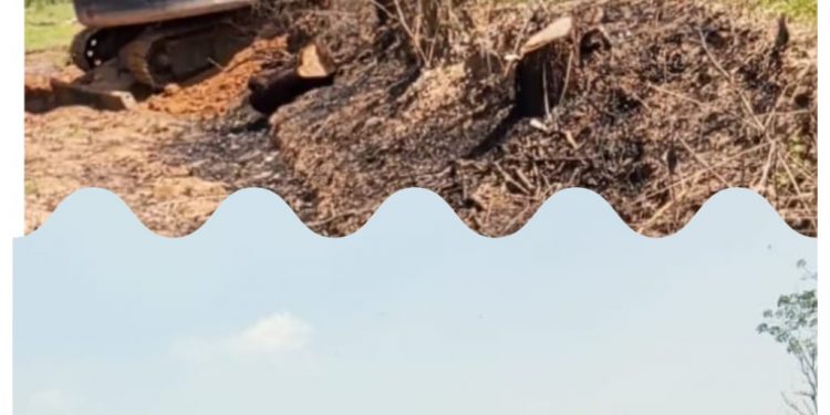 Tanggul Irigasi di Candra Jaya Dikeruk Alat Berat, Tanah Negara Diduga Dijual Seenaknya