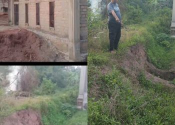 Swalayan Multi M Diduga Serobot Lahan Irigasi di Pulung Kencana, Tanggul Ikut Dikeruk