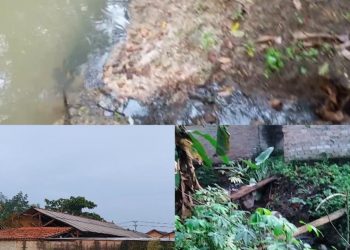 Diduga Tak Miliki Izin, Kandang Babi Milik Kamto Buang Limbah ke Sungai, Warga Resah!