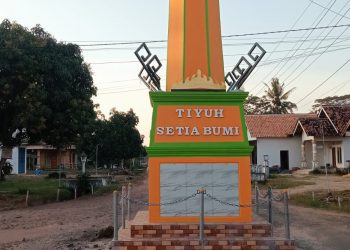 Renovasi Tugu Ikon Tiyuh Setiya Bumi Mulai Dikerjakan, DD 2025 Kucurkan Rp16 Juta Lebih